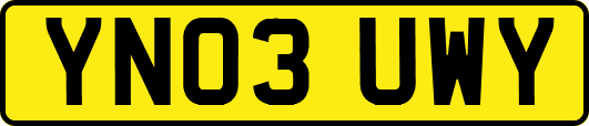 YN03UWY