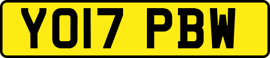 YO17PBW