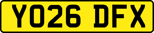 YO26DFX