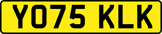YO75KLK