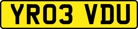 YR03VDU