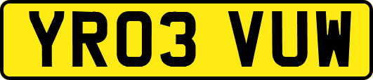 YR03VUW