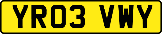 YR03VWY