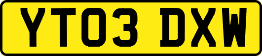 YT03DXW