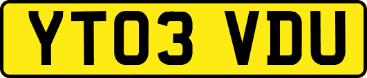 YT03VDU