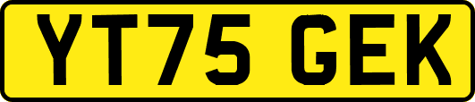 YT75GEK