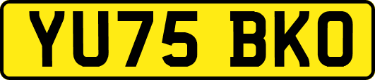 YU75BKO