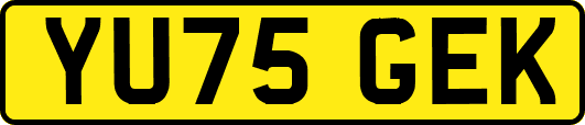 YU75GEK