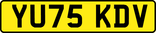 YU75KDV