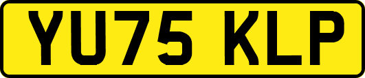 YU75KLP