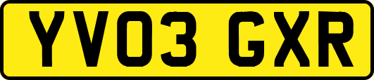 YV03GXR