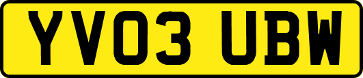 YV03UBW