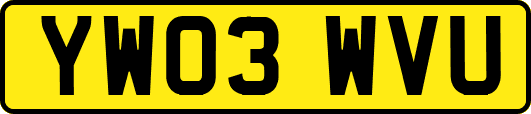 YW03WVU