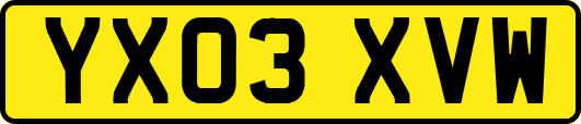 YX03XVW